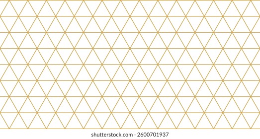 Seamless geometric pattern. Luxury abstract background with golden lines.