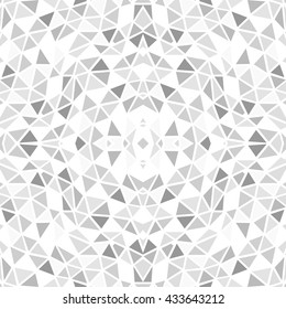 Seamless geometric pattern made of triangles.