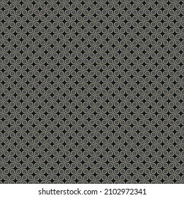 Seamless geometric pattern with merged dots