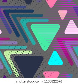 Seamless geometric pattern in modern abstract style 1