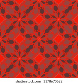 Seamless geometric pattern. Seamless modern abstract background of geometric shapes. Mosaic geometric background. Template for your design tile, wallpaper, fabric, textile, cover. Vector illustra
