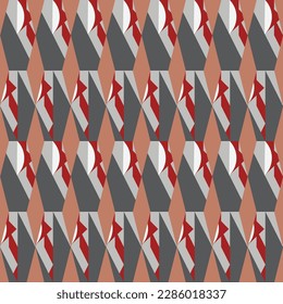 Seamless geometric pattern in modern abstract style. Cute abstract geometrical textures. Simple pattern design for babies, kids, decor.