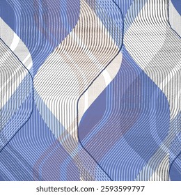 Seamless Geometric Pattern – Modern Abstract Vector Design for Fabric.