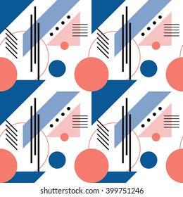 Seamless geometric pattern in modern abstract style 4