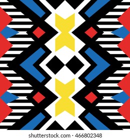 Seamless geometric pattern in modern abstract style