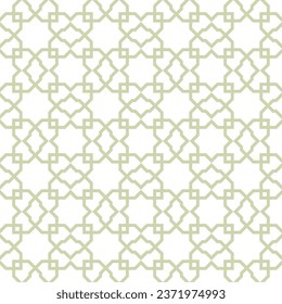 Seamless geometric pattern with a modern Arabic and Islamic style