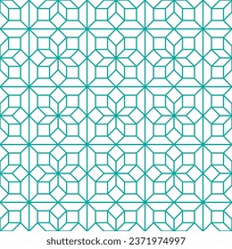 Nahtlose geometrische Muster mit modernem arabischen und islamischen Stil