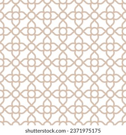 Nahtlose geometrische Muster mit modernem arabischen und islamischen Stil