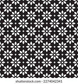 seamless geometric pattern. modern black and white background, Abstract, Vector background, illustration