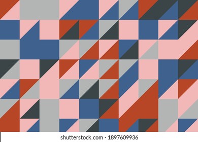 patrón geométrico transparente con paleta de colores moderna