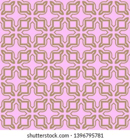Seamless geometric pattern with modern decorative ornament. Vector illustration.