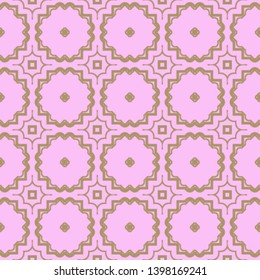 Seamless geometric pattern with modern decorative ornament. Vector illustration.
