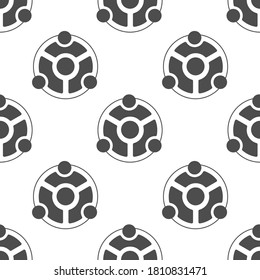 Seamless with geometric pattern modern graphics design vector.