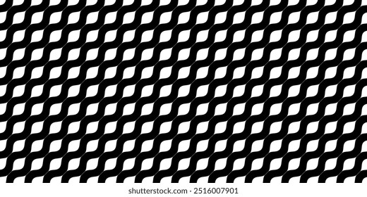 Seamless geometric pattern. Modern monochrome design. Trendy fabric prints. Vector illustration