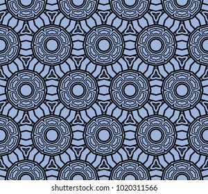 seamless geometric pattern. modern ornament. vector illustration. design for fashion, interior, background