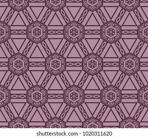 seamless geometric pattern. modern ornament. vector illustration. design for fashion, interior, background