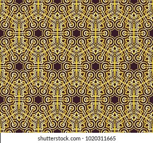 seamless geometric pattern. modern ornament. vector illustration. design for fashion, interior, background