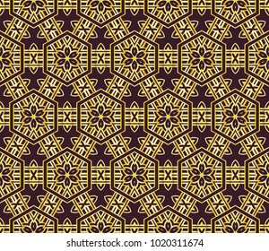 seamless geometric pattern. modern ornament. vector illustration. design for fashion, interior, background