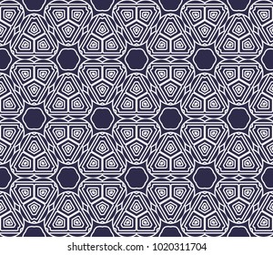 seamless geometric pattern. modern ornament. vector illustration. design for fashion, interior, background