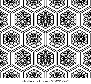 seamless geometric pattern. modern ornament. vector illustration. design for fashion, interior, background