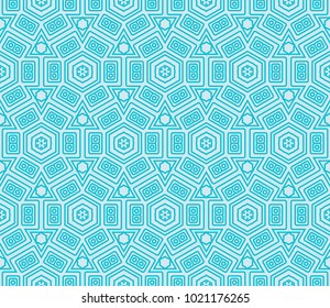 seamless geometric pattern. modern ornament. vector illustration. design for fashion, interior, background