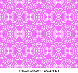 seamless geometric pattern. modern ornament. vector illustration. design for fashion, interior, background