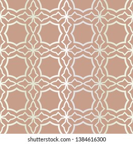 Seamless geometric pattern with modern ornament. Vector illustration.