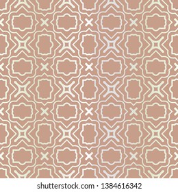 Seamless geometric pattern with modern ornament. Vector illustration.