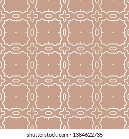Seamless geometric pattern with modern ornament. Vector illustration.