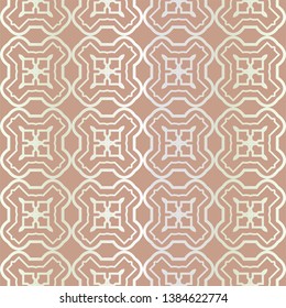 Seamless geometric pattern with modern ornament. Vector illustration.