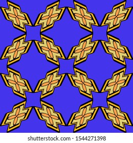 Seamless geometric pattern with modern ornament. Vector illustration. Paper for scrapbooking