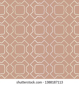 Seamless geometric pattern with modern ornamnet. Vector illustration.
