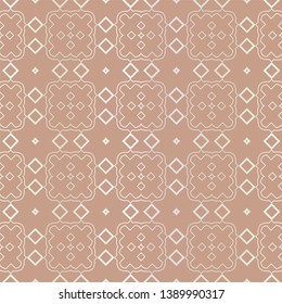 Seamless geometric pattern with modern ornamnet. Vector illustration.