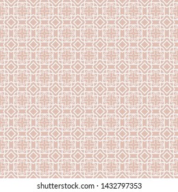 Seamless geometric pattern with modern ornamnet. Vector illustration.