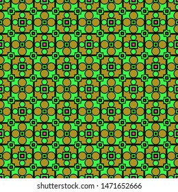 Seamless geometric pattern with modern ornamnet. Vector illustration. Paper for scrapbooking