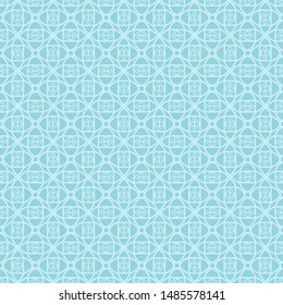 Seamless geometric pattern with modern ornamnet. Vector illustration.