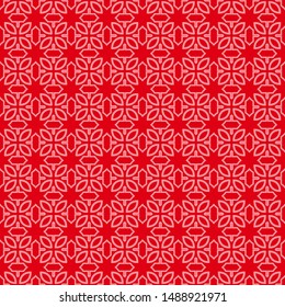 Seamless geometric pattern with modern ornamnet. Vector illustration.