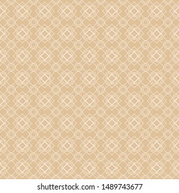 Seamless geometric pattern with modern ornamnet. Vector illustration.
