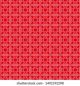 Seamless geometric pattern with modern ornamnet. Vector illustration.