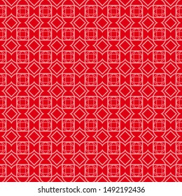 Seamless geometric pattern with modern ornamnet. Vector illustration.
