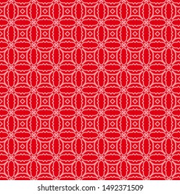 Seamless geometric pattern with modern ornamnet. Vector illustration.