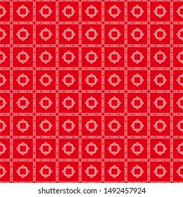 Seamless geometric pattern with modern ornamnet. Vector illustration.