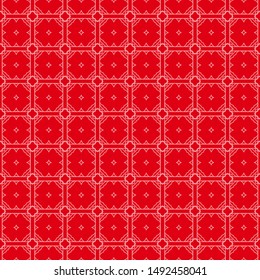 Seamless geometric pattern with modern ornamnet. Vector illustration.