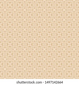 Seamless geometric pattern with modern ornamnet. Vector illustration.