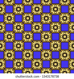 Seamless geometric pattern with modern ornamnet. Vector illustration. Paper for scrapbooking