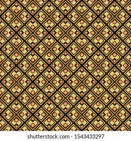 Seamless geometric pattern with modern ornamnet. Vector illustration. Paper for scrapbooking