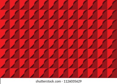 seamless geometric pattern. modern red background, Abstract, Vector background, illustration,
