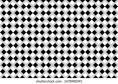 seamless geometric pattern. modern square black and white background, Abstract vector illustration.