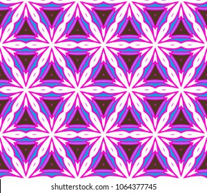 Seamless geometric pattern with modern style ornament on color background. For floral color wallpaper, cover book, fabric, scrapbooks.