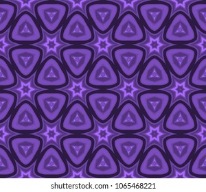 Seamless geometric pattern with modern style ornament on floral color background. For wallpaper, cover book, fabric, scrapbooks.